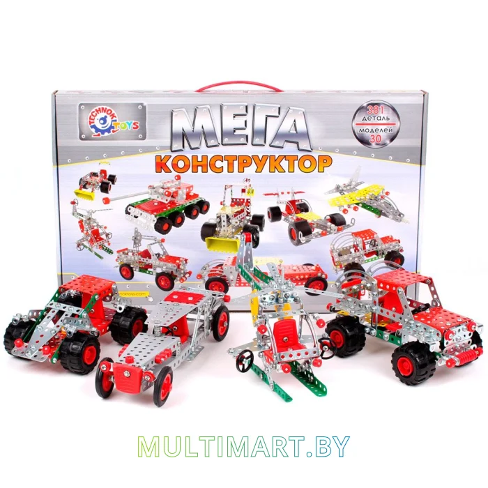 Конструктор Technok 4364 Мегауниверсал (381 деталь)